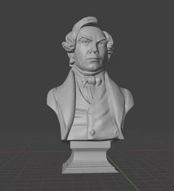 Robert Schumann 3D print model_2