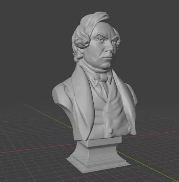 Robert Schumann 3D print model_3