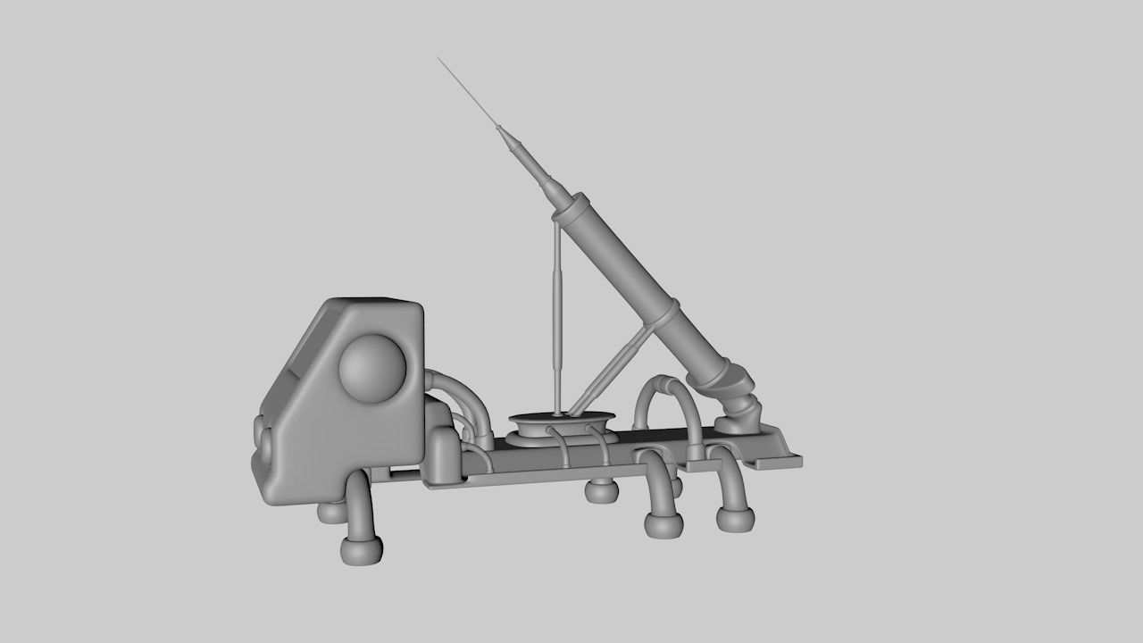 Vaccine Launcher Truck 3D model_1