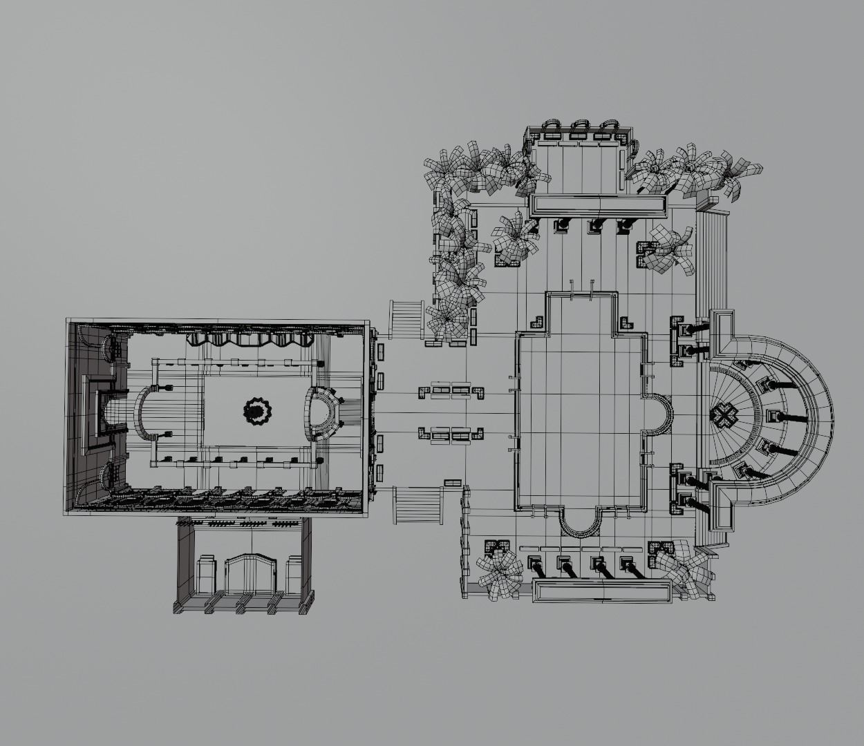 ancient bath 3D model_19