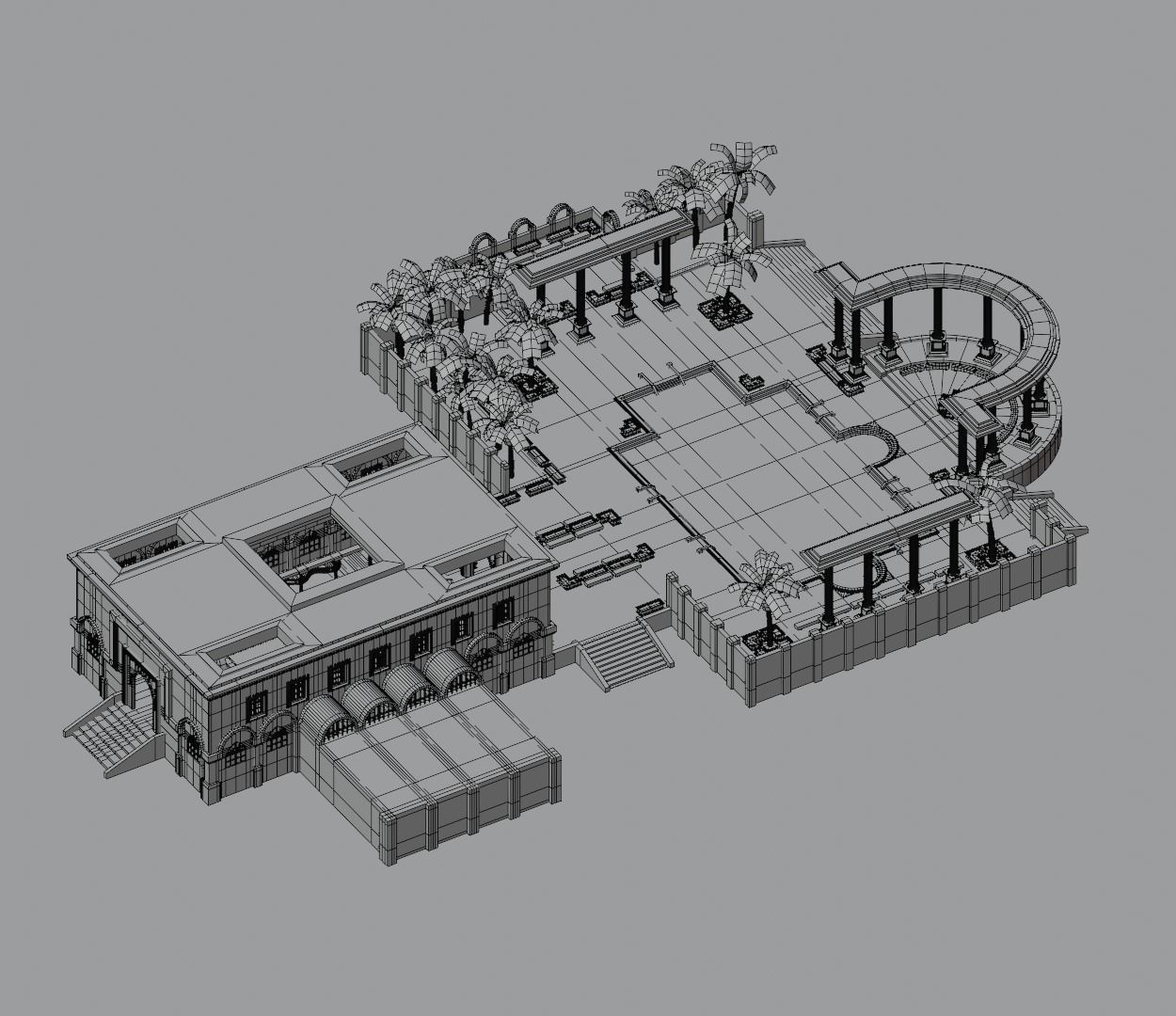 ancient bath 3D model_18