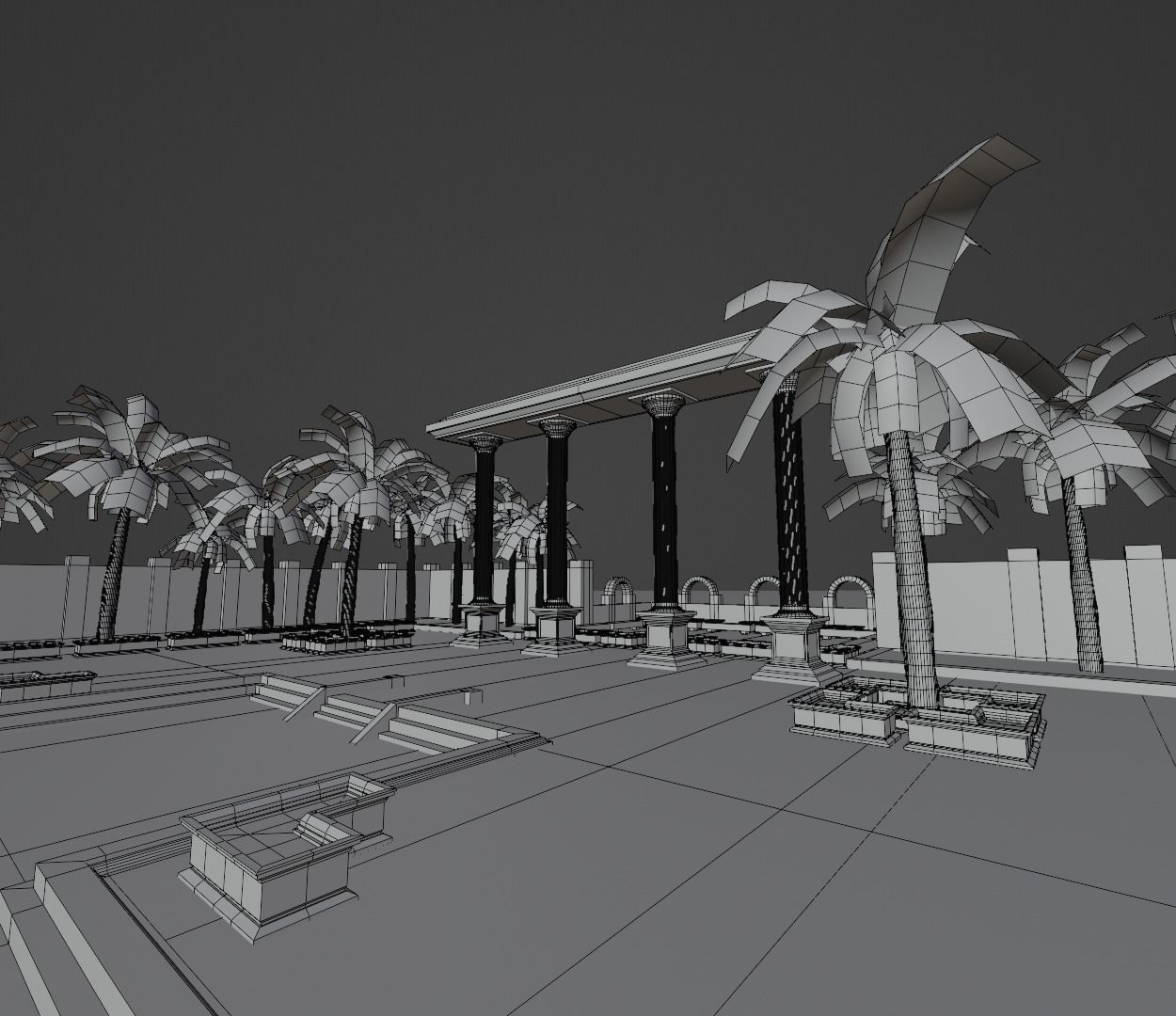 ancient bath 3D model_21