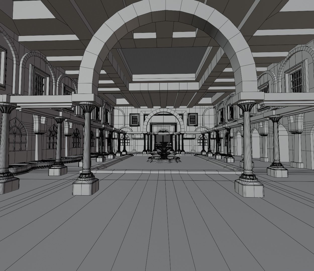 ancient bath 3D model_24