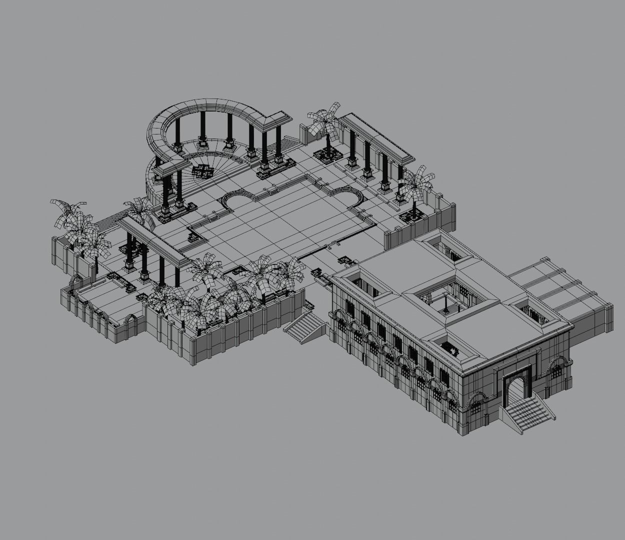 ancient bath 3D model_17