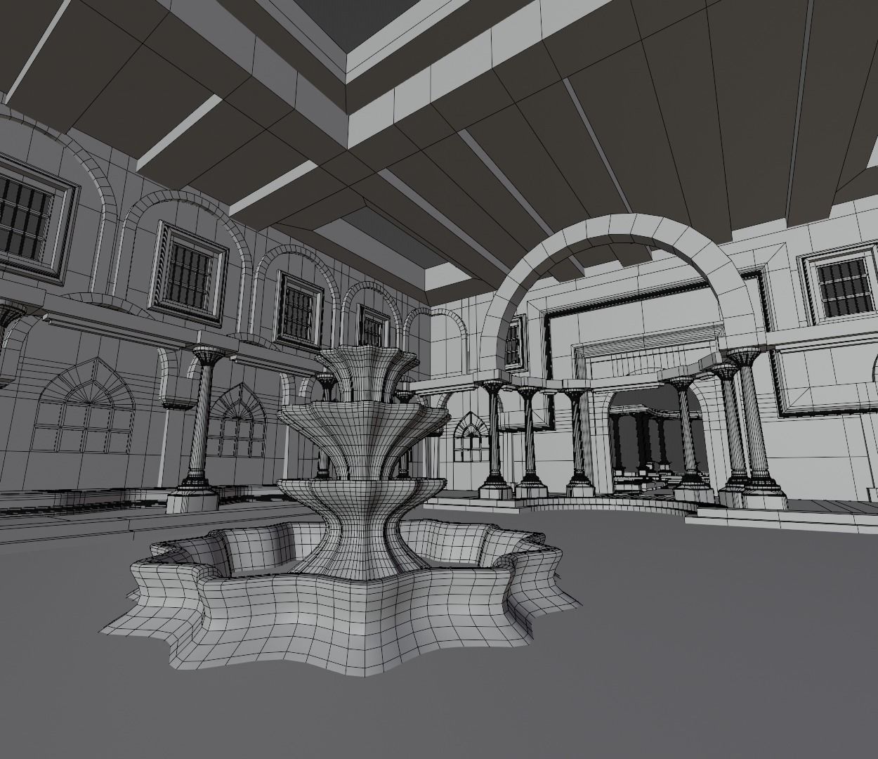 ancient bath 3D model_26