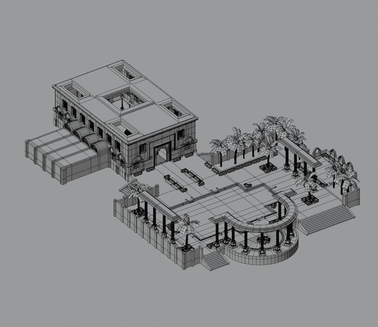 ancient bath 3D model_15