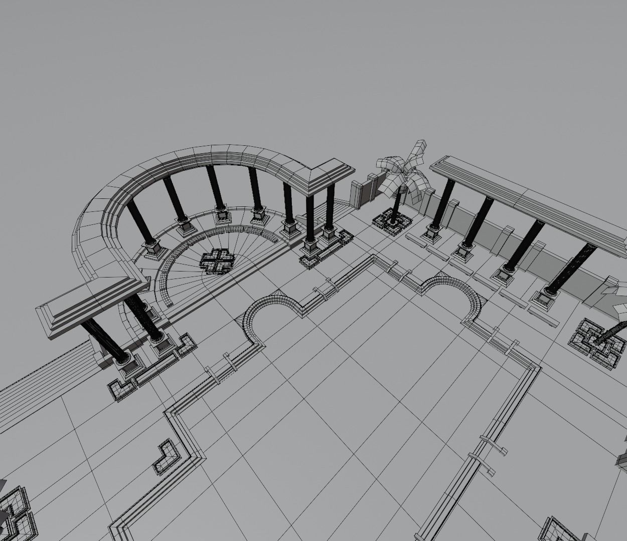 ancient bath 3D model_22