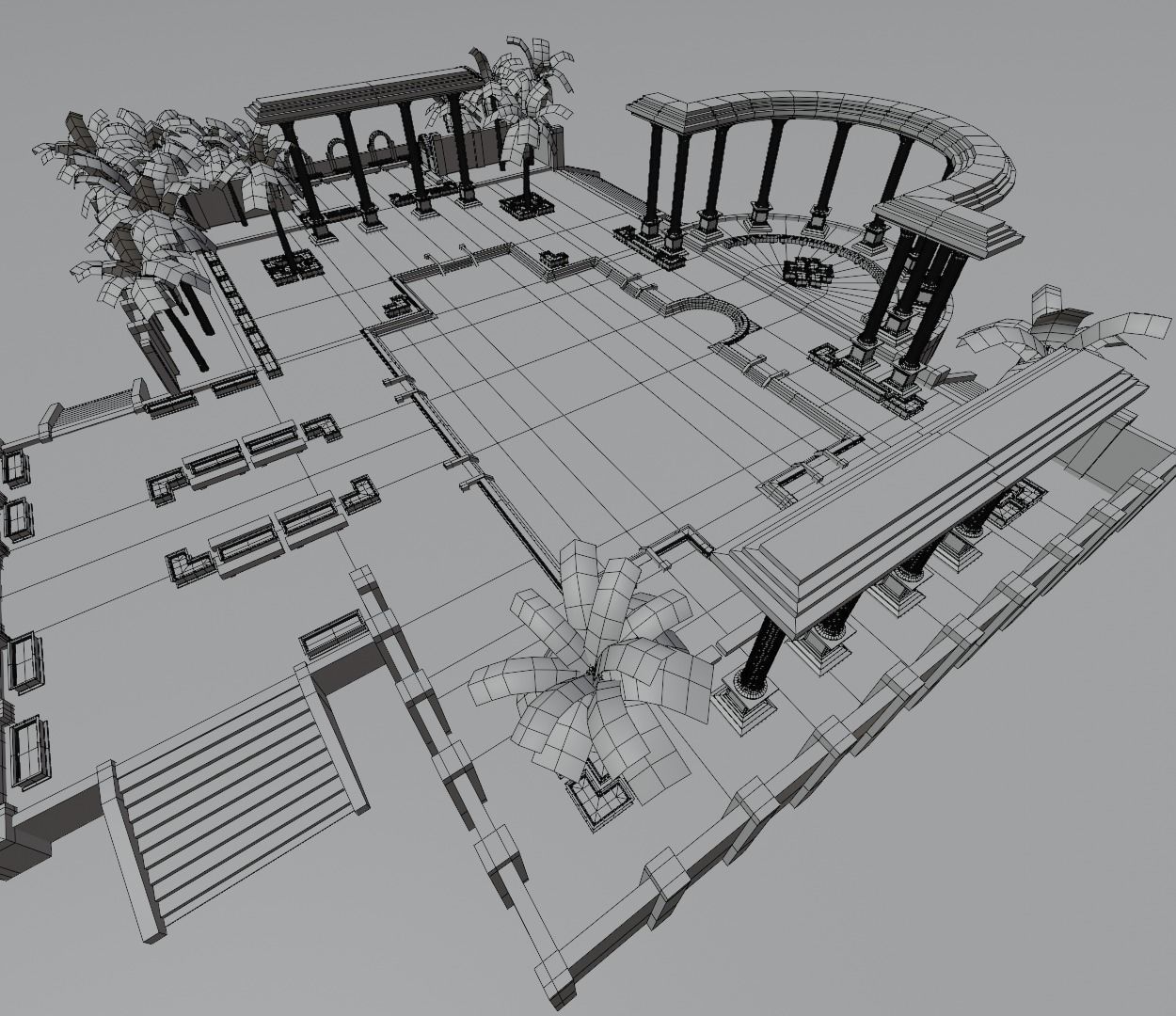 ancient bath 3D model_20