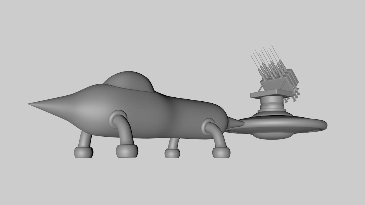 Scifi Vaccine Launcher 3D model_1