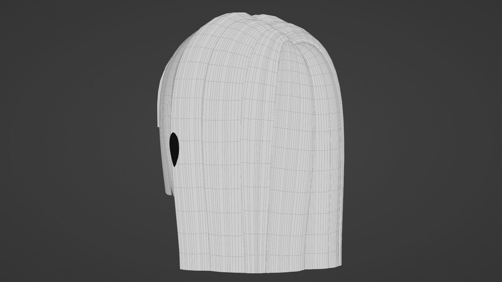 Chibi Female Hair Style 15 3D model_15
