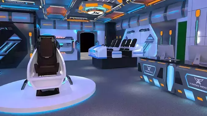 VR Experience Hall 3D model