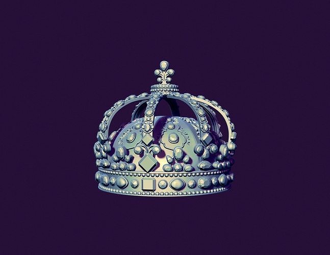 Crown of Louis 15 of France 3D print model