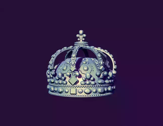Crown of Louis 15 of France 3D print model