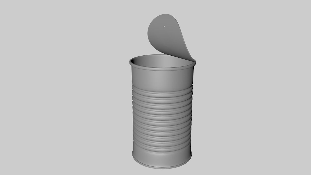 Can Opened and Closed 3D model_4