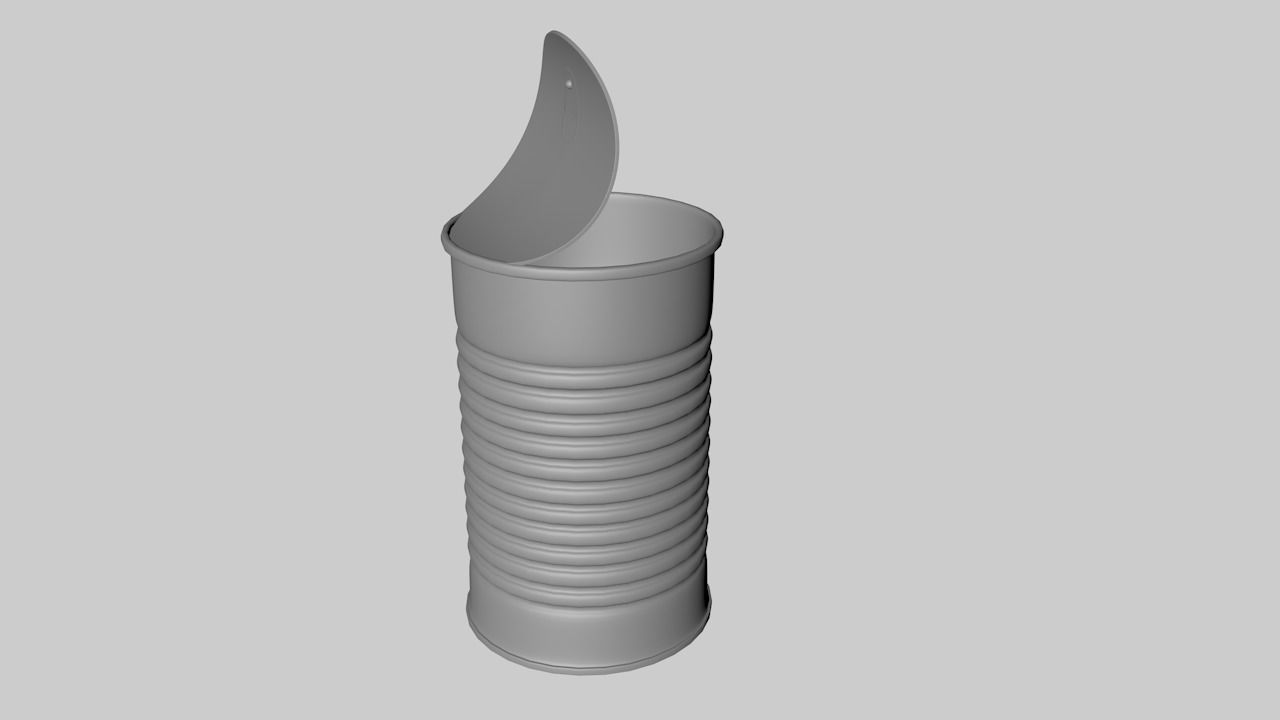 Can Opened and Closed 3D model_3