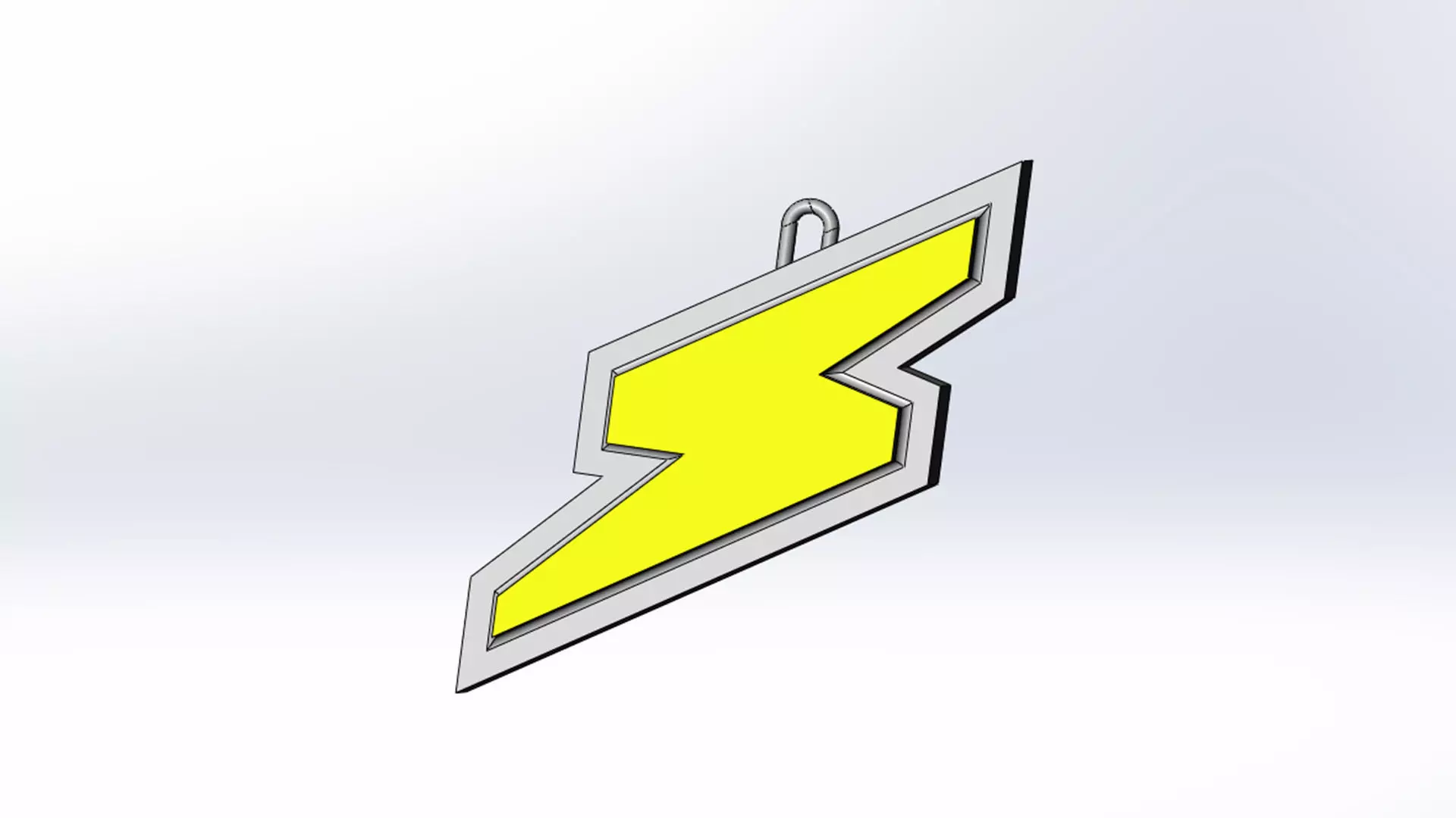 Chaveiro De Raio 3D print model_0