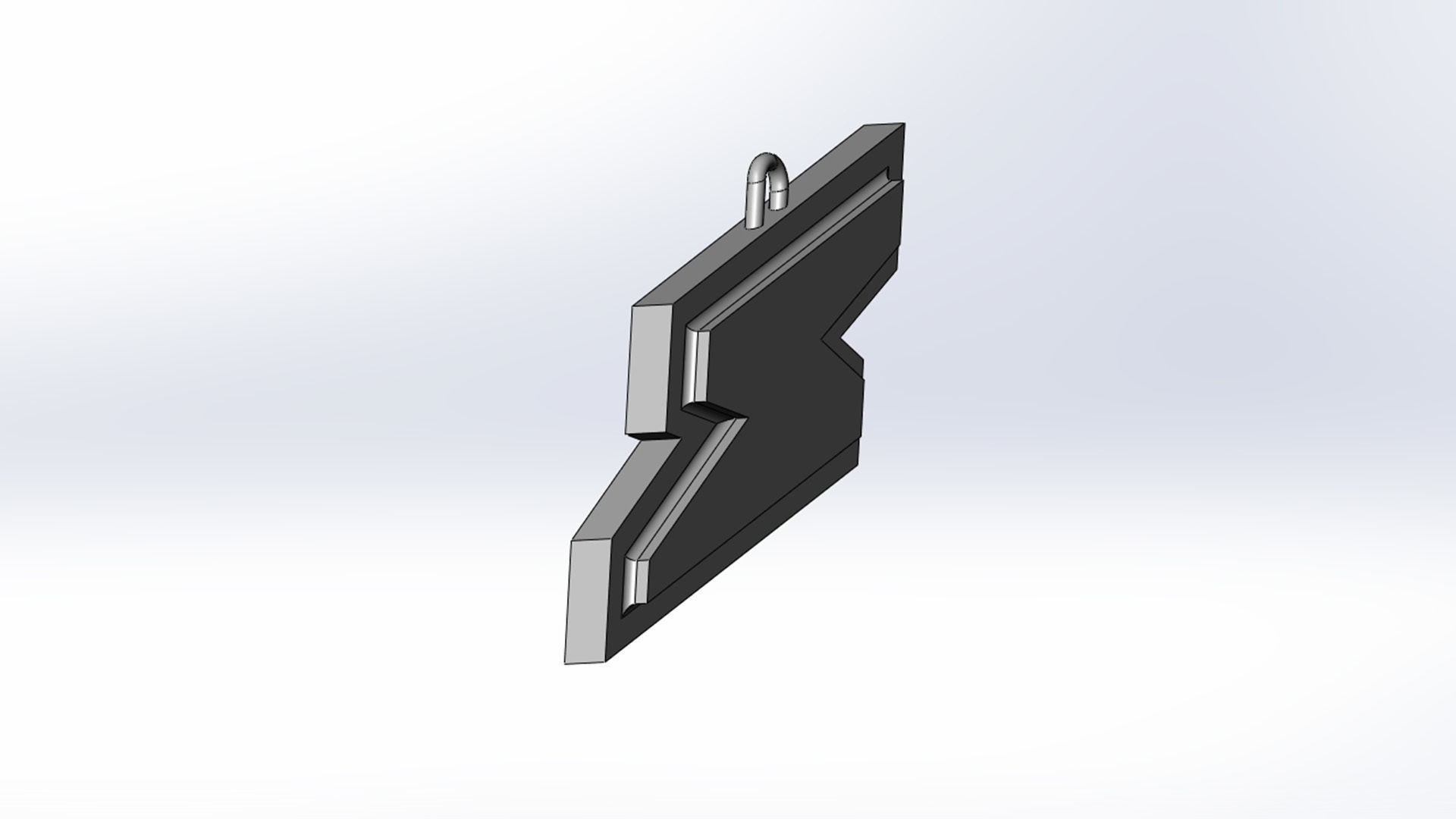 Chaveiro De Raio 3D print model_2