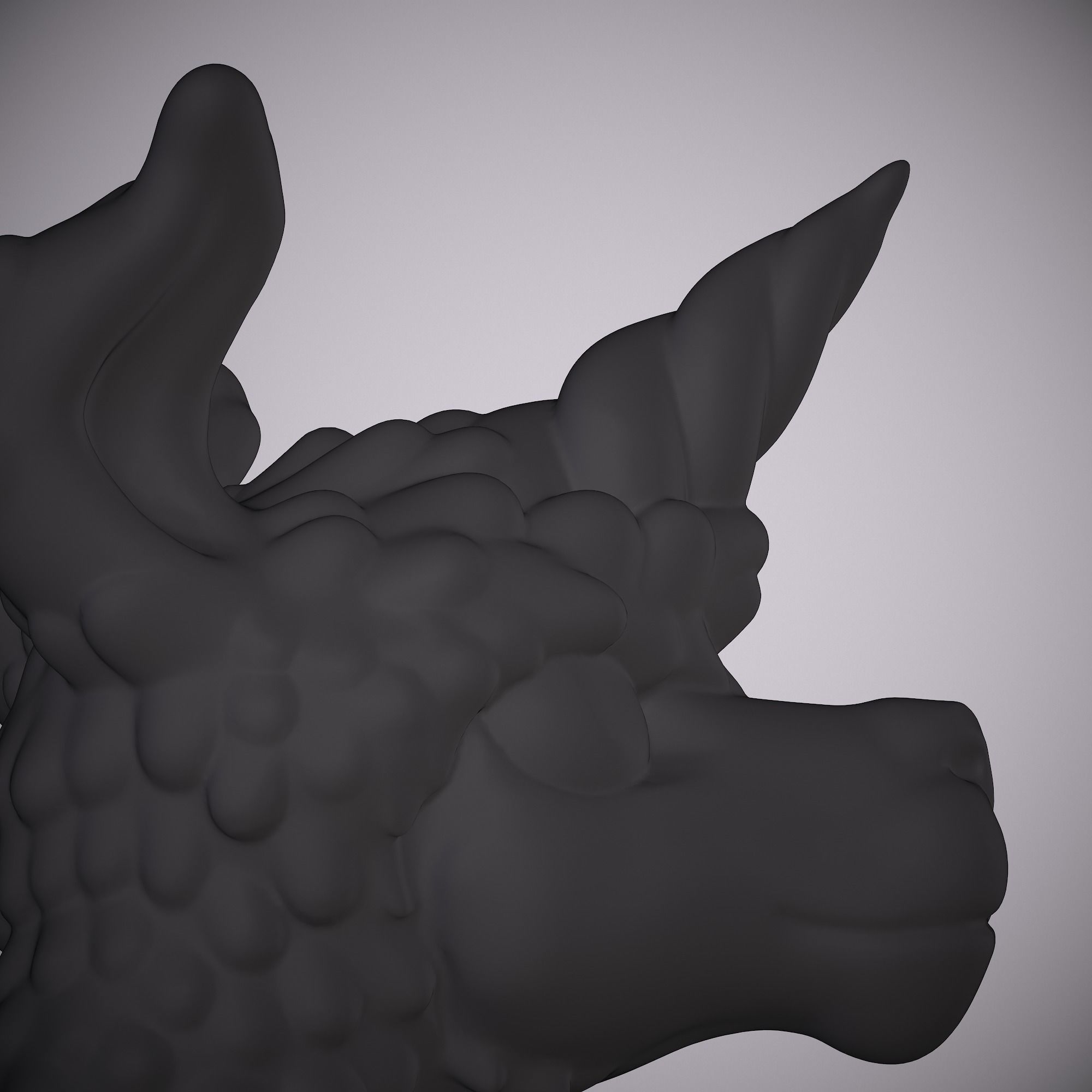 LAMA- LLAMA UNICORN ANIMAL Free 3D print model_31