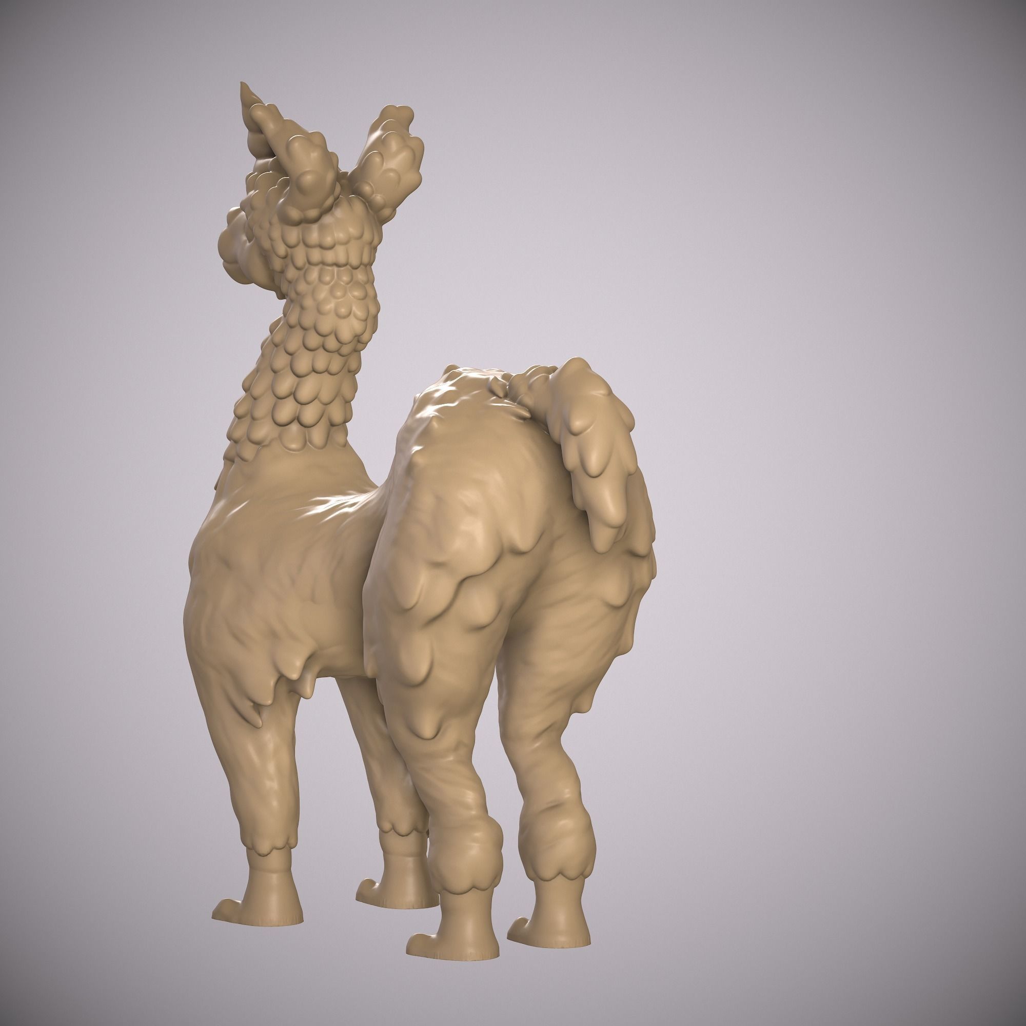 LAMA- LLAMA UNICORN ANIMAL Free 3D print model_6