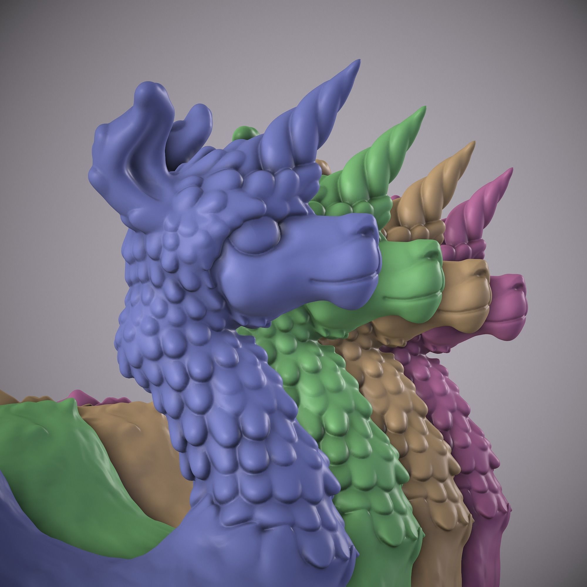 LAMA- LLAMA UNICORN ANIMAL Free 3D print model_2