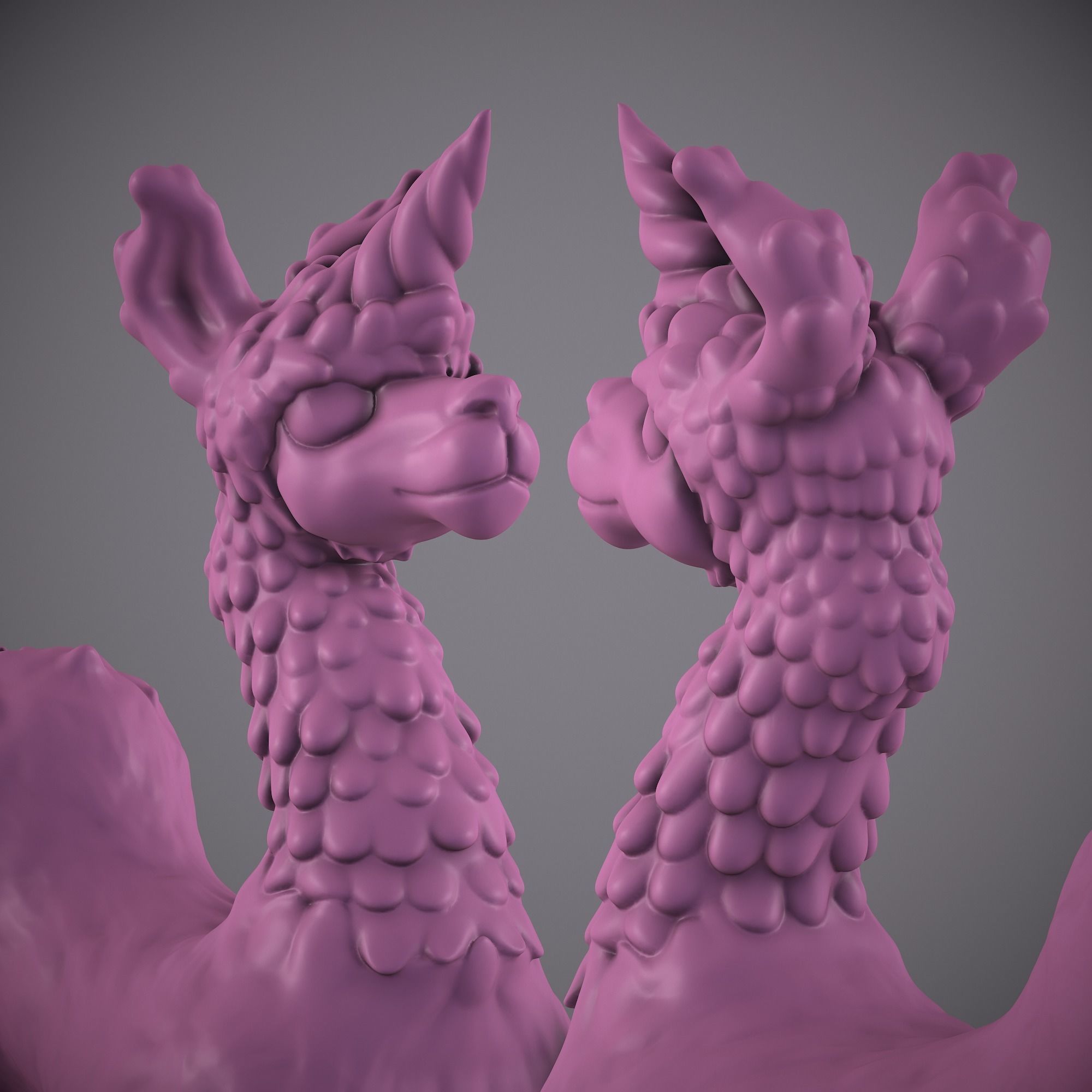 LAMA- LLAMA UNICORN ANIMAL Free 3D print model_20