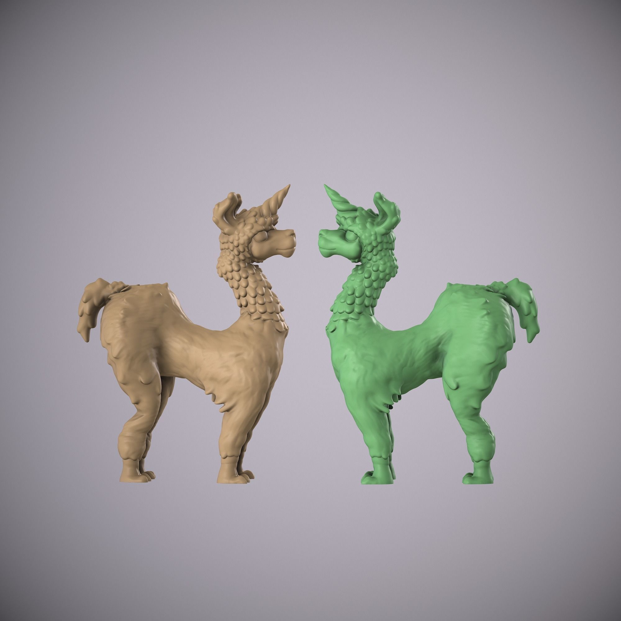 LAMA- LLAMA UNICORN ANIMAL Free 3D print model_30