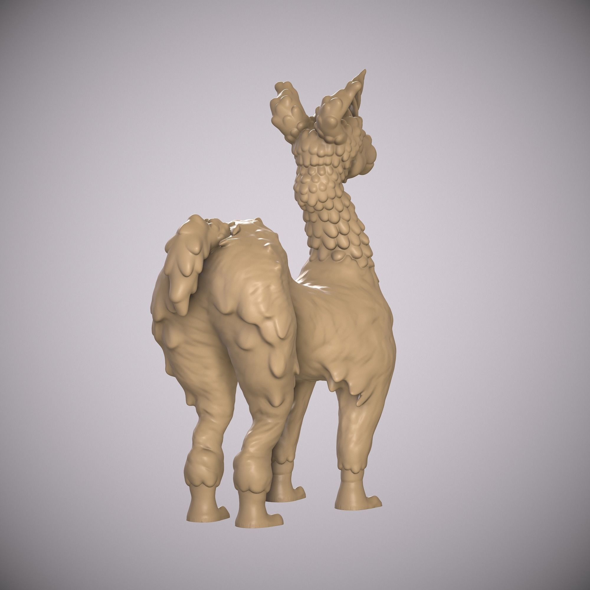 LAMA- LLAMA UNICORN ANIMAL Free 3D print model_4