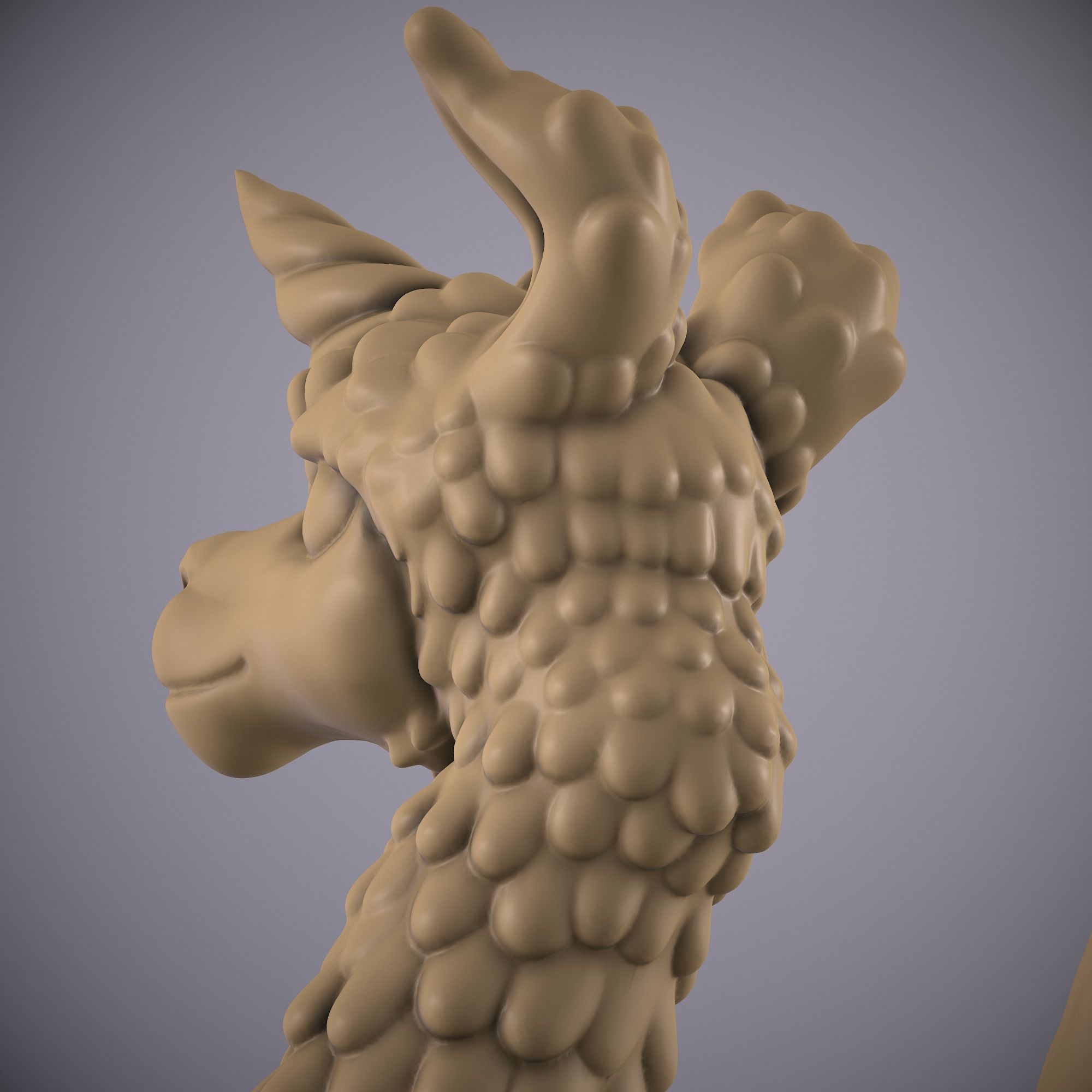 LAMA- LLAMA UNICORN ANIMAL Free 3D print model_29