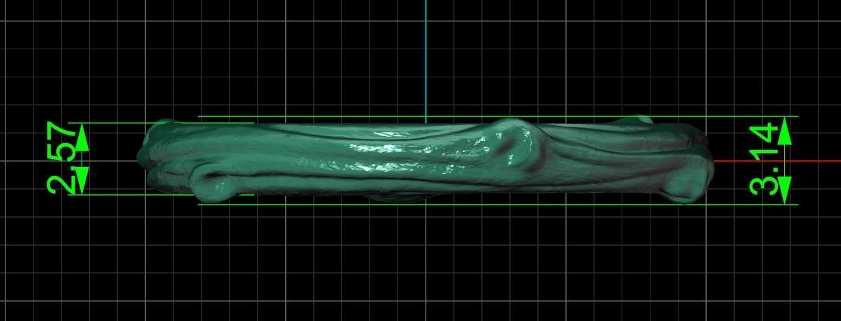tree wedding male bark ring  and female branch ring 598 3D print model_21