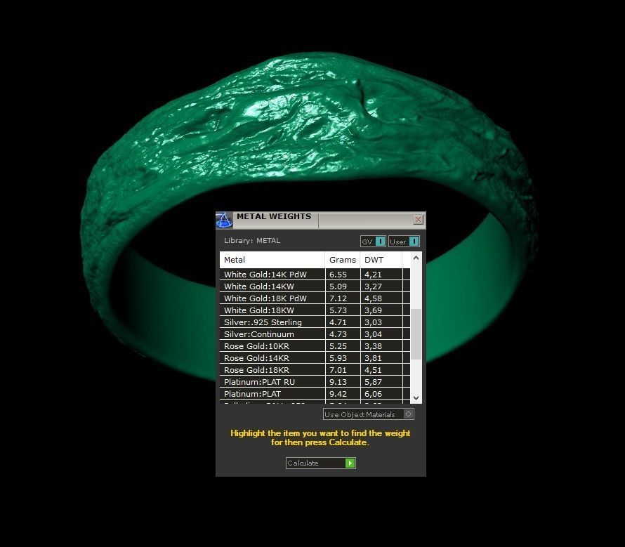 tree wedding male bark ring  and female branch ring 598 3D print model_12