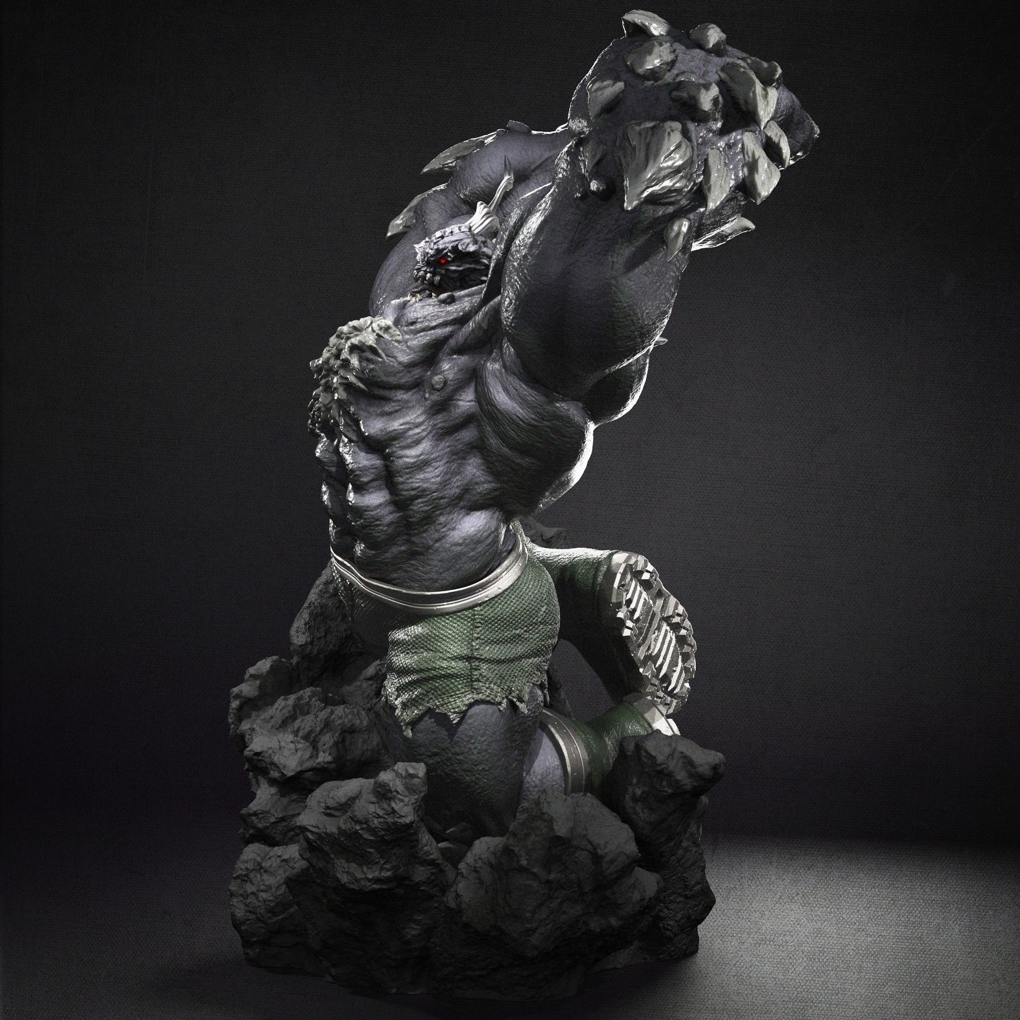 Doomsday 3D Print statue of monster 3D print model_4