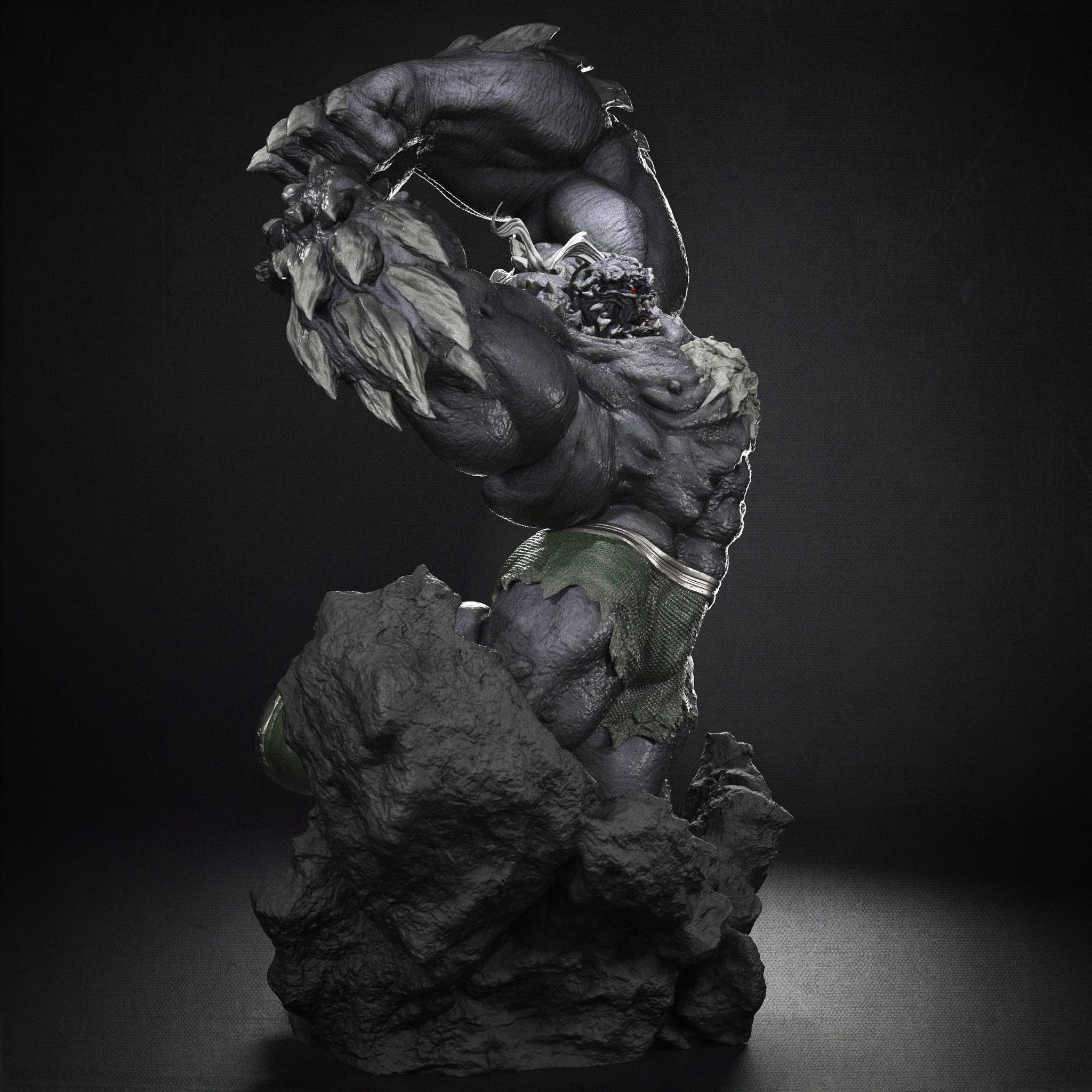 Doomsday 3D Print statue of monster 3D print model_6