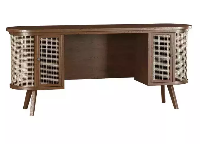 Noa wooden rattan working tale NR15 by Bpoint Design 