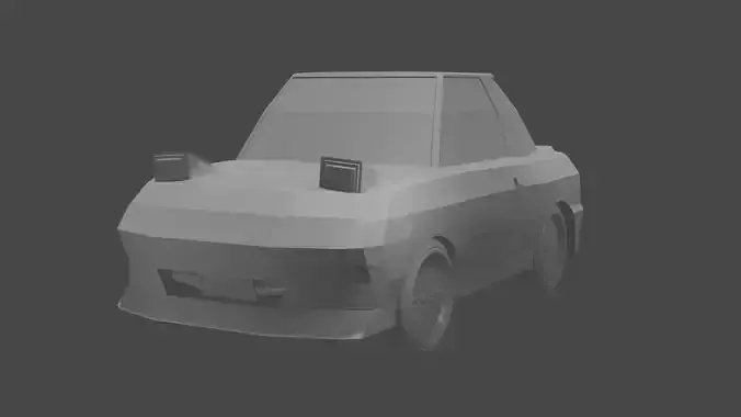 Low Poly Mazda RX7