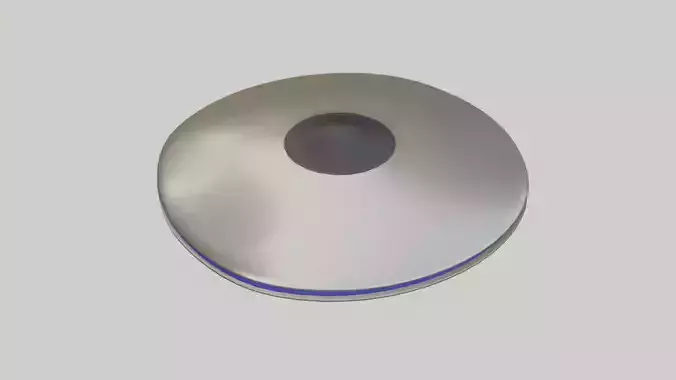 Low poly model of an UFO