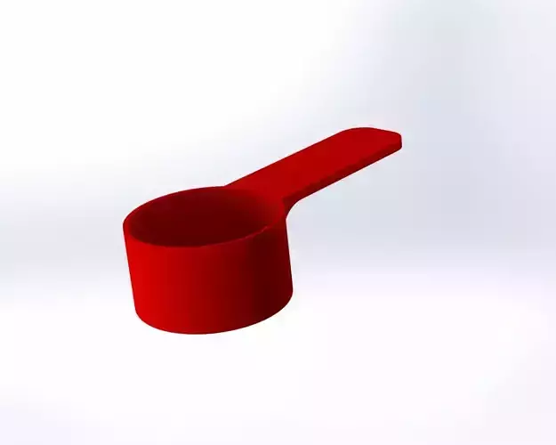Gym Pre Workout Scoop 3D print model
