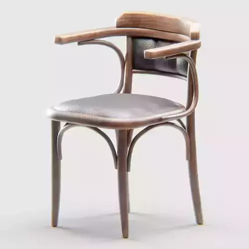Chair With Leather Seat