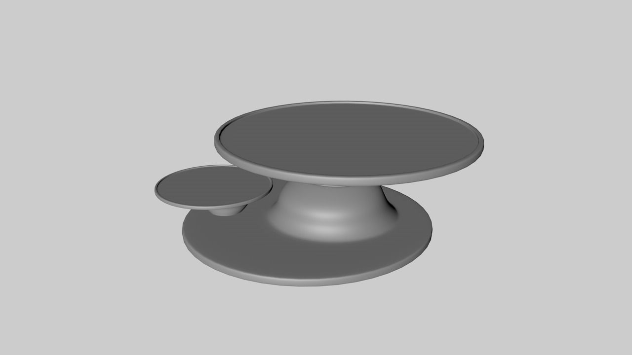 Space Age Table 3D model_1
