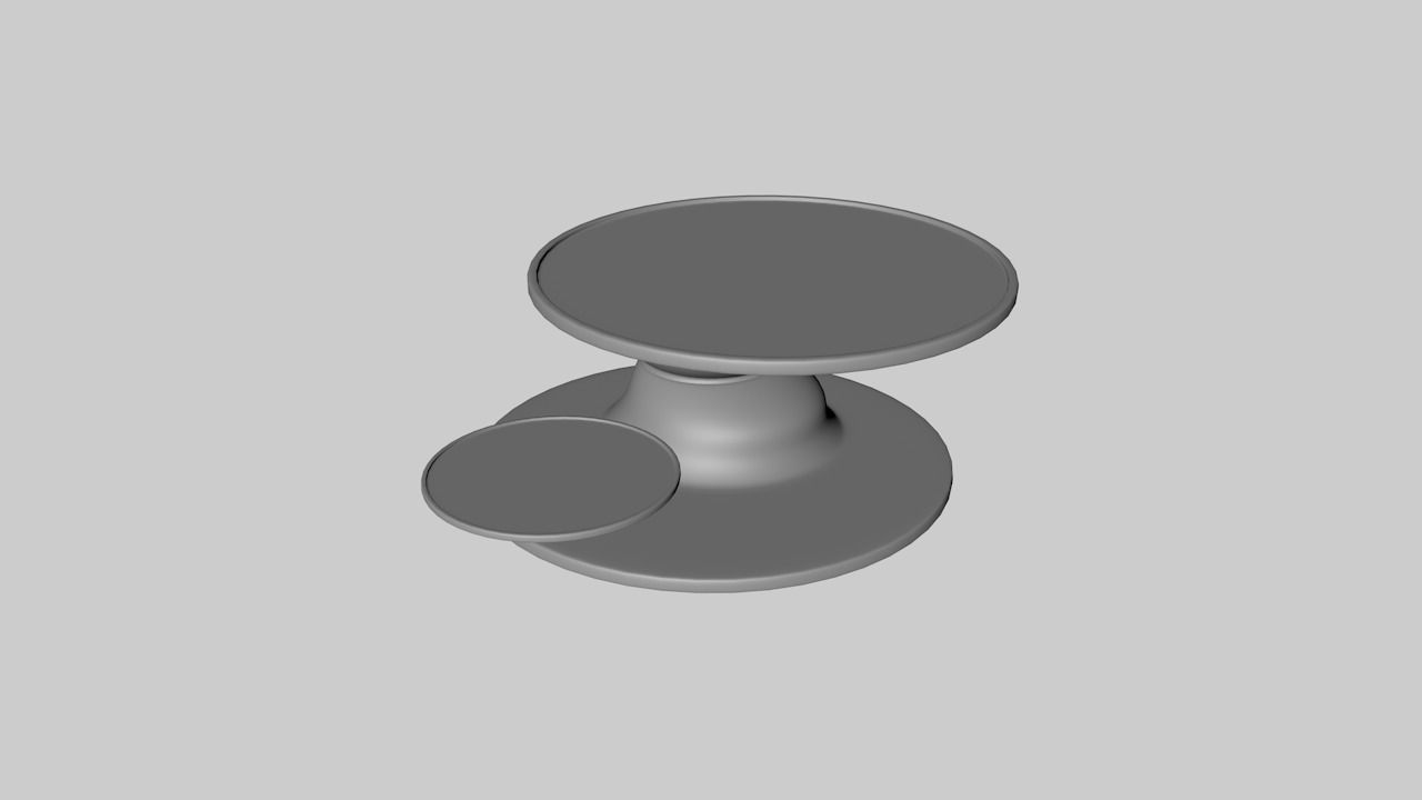 Space Age Table 3D model_4