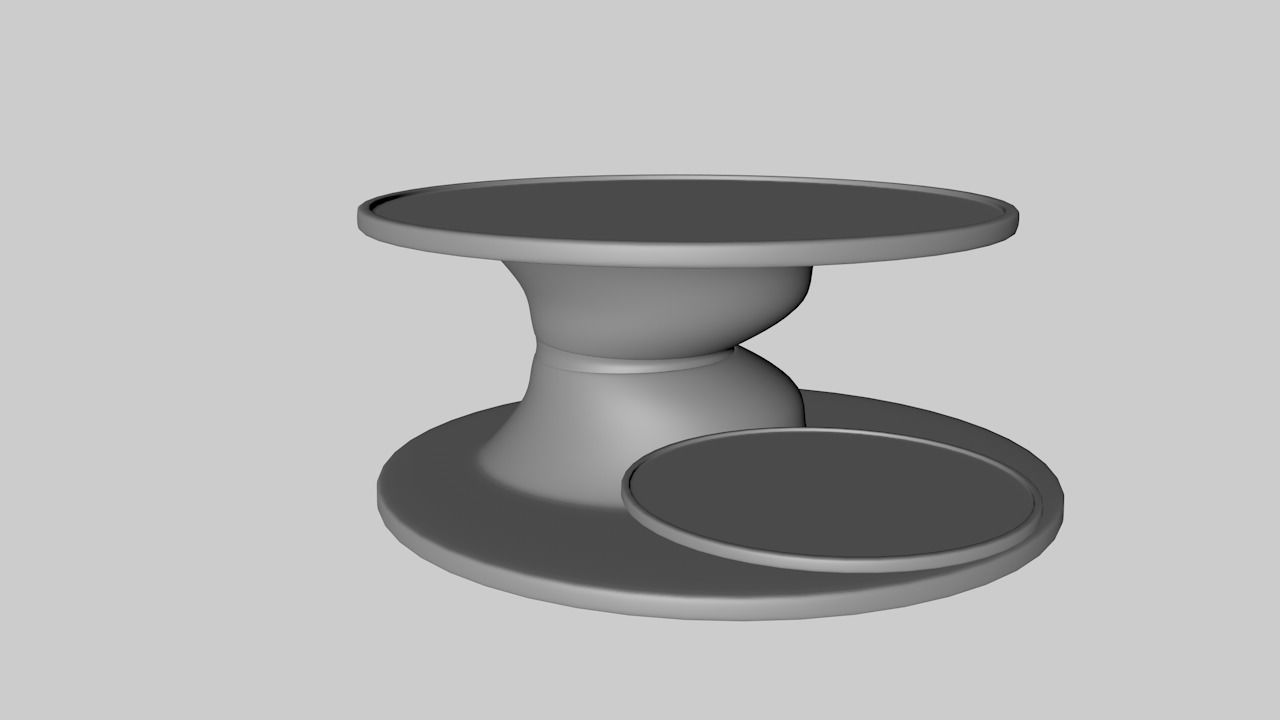 Space Age Table 3D model_3