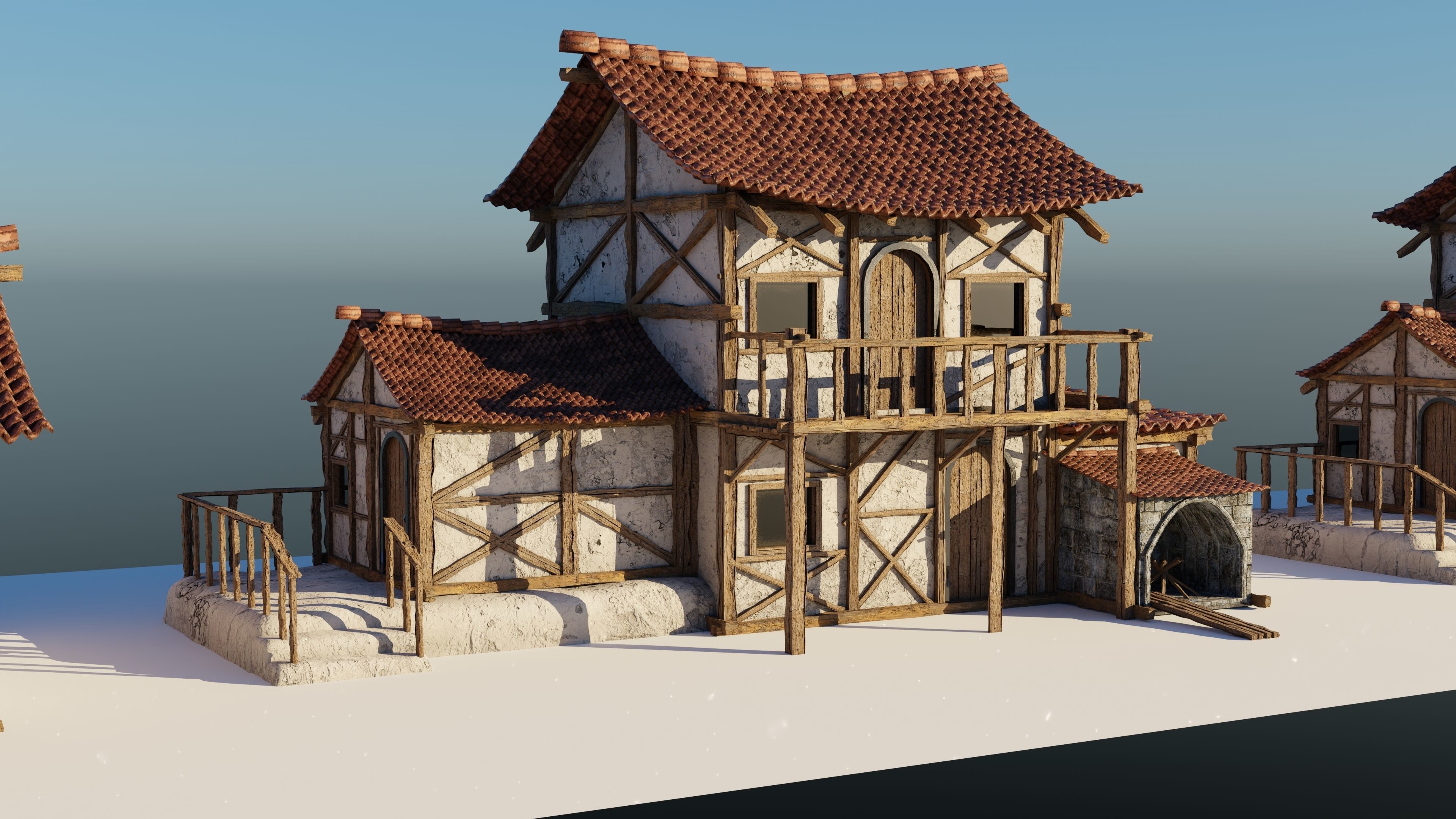 Japanese Houses 3D model_4