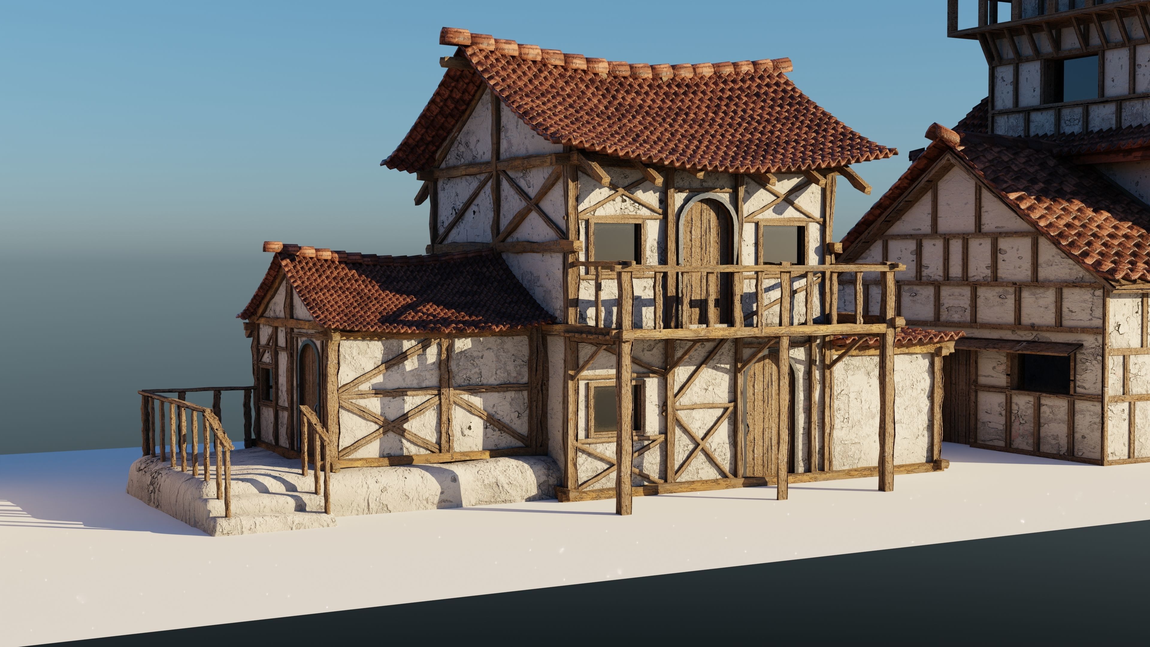 Japanese Houses 3D model_5