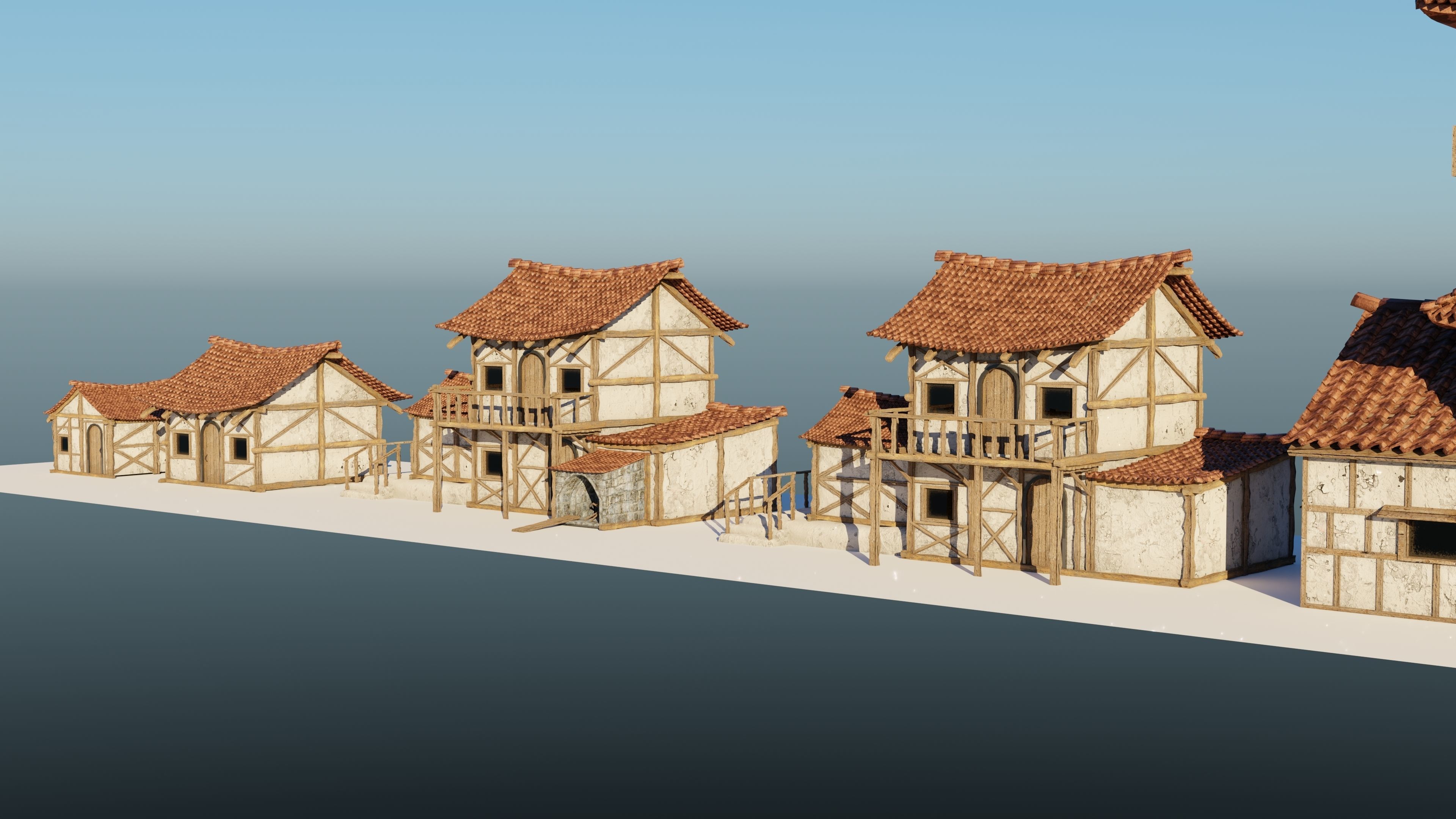 Japanese Houses 3D model_8