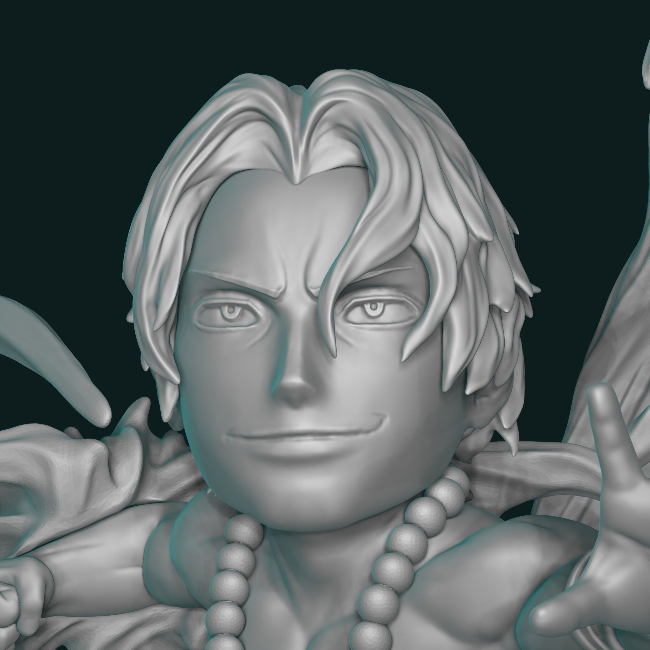 Portgas D Ace One Piece 3D print model_15