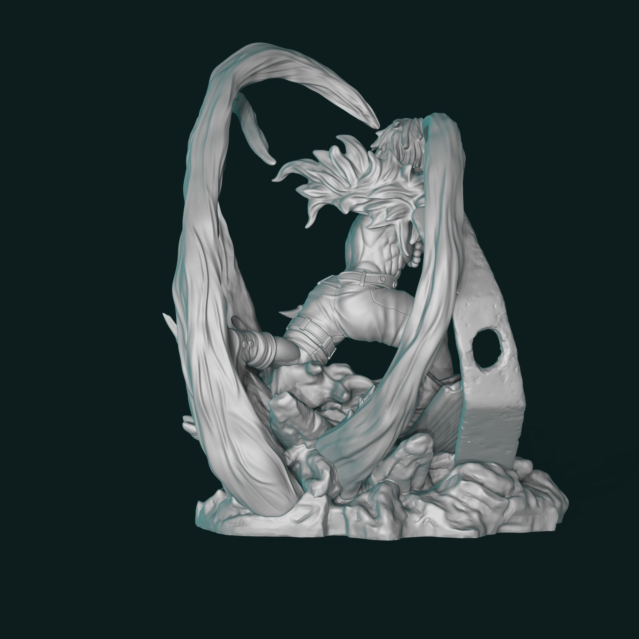 Portgas D Ace One Piece 3D print model_21