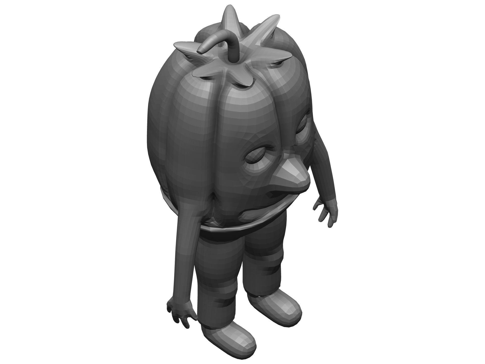 Cartoon Pepper  Low-poly 3D model_13