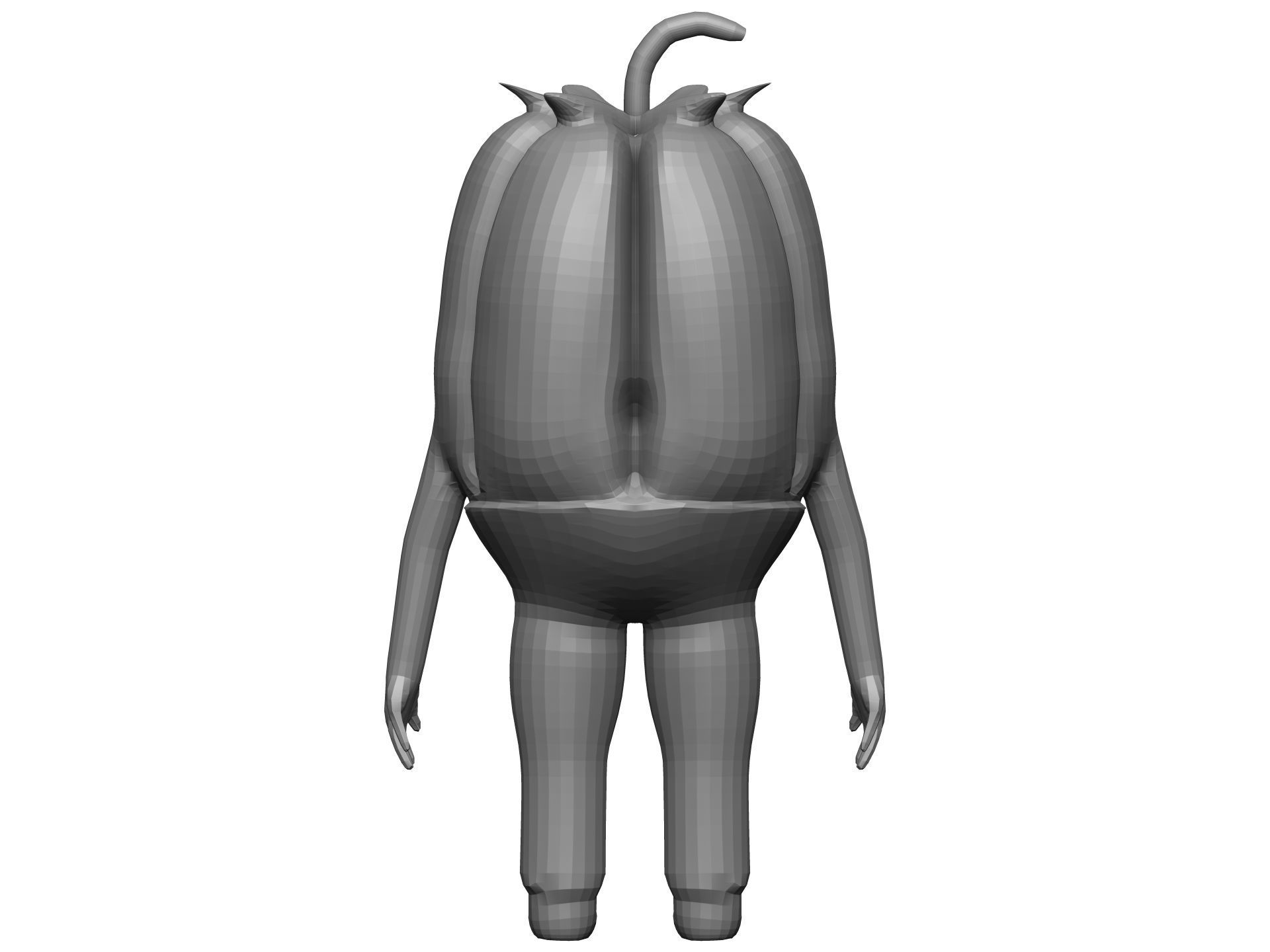 Cartoon Pepper  Low-poly 3D model_11