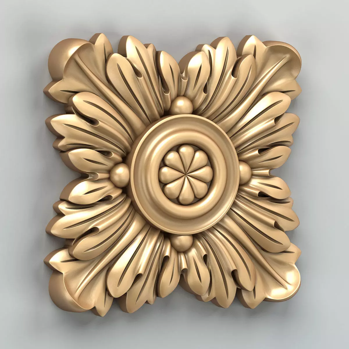 Square rosette 024 3D model