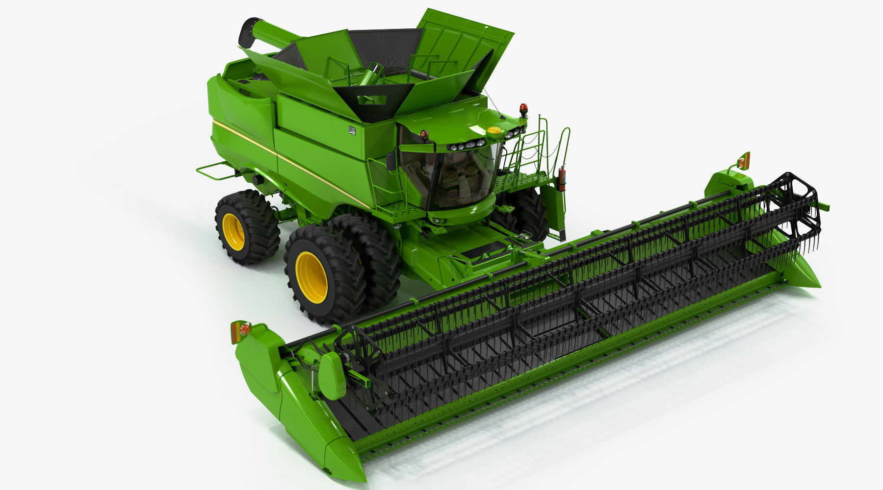 Combine Harvester 3D model_14
