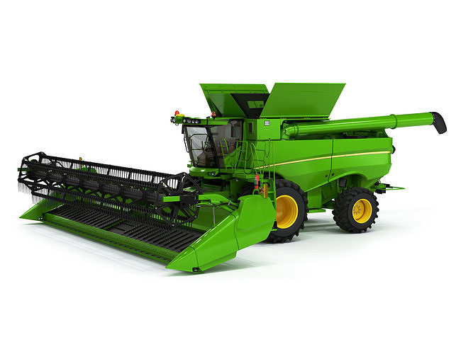 Combine Harvester 3D model